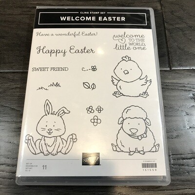 Welcome Easter Cling Stamp Set Welcome Easter Cling Stamp Set