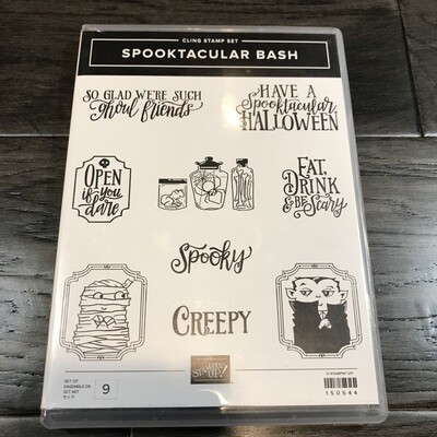 Spooktacular Bash Cling Stamp Set Spooktacular Bash Cling Stamp Set