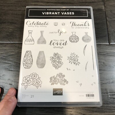 Vibrant Vases Photopolymer Stamp Set Vibrant Vases Photopolymer Stamp Set