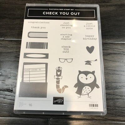 Check You Out Photopolymer Stamp Set Check You Out Photopolymer Stamp Set