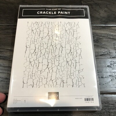 Crackle Paint Cling Stamp Set Crackle Paint Cling Stamp Set