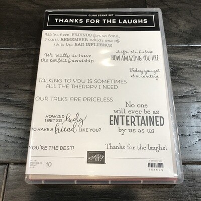 Thanks for the Laughs Cling Stamp Set Thanks for the Laughs Cling Stamp Set