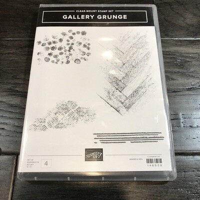Gallery Grunge Clear-Mount Stamp Set Gallery Grunge Clear-Mount Stamp Set