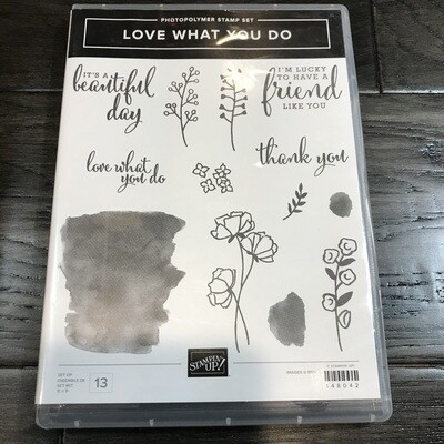 Love What You Do Photopolymer Stamp Set Love What You Do Photopolymer Stamp Set
