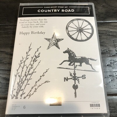 Country Road Cling Stamp Set Country Road Cling Stamp Set