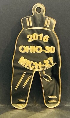 Ohio State Gold Pants Ornament - 2016 Ohio State Gold Pants Ornament - 2016