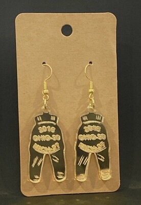 Ohio State Gold Earrings - 2016 Year Ohio State Gold Earrings - 2016 Year