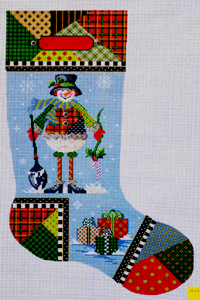 Patchwork Pete Stocking (Handpainted by Kelly Clark Designs) Patchwork Pete Stocking (Handpainted by Kelly Clark Designs)