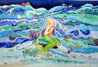 Enchanted Mermaid's Dream (Handpainted by Dede Designs) Enchanted Mermaid's Dream (Handpainted by Dede Designs)