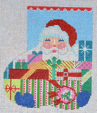 Santa's Gifts Mini Sock (Handpainted by Shelly Tribbey Designs) Santa's Gifts Mini Sock (Handpainted by Shelly Tribbey Designs)