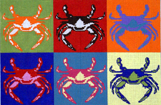 Pop Art Crabs (Handpainted by The Point Of It All Designs) Pop Art Crabs (Handpainted by The Point Of It All Designs)