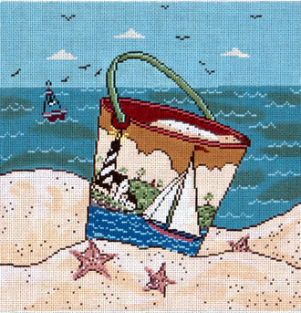 Sailing by the Sea (Handpainted from Cooper Oaks) Sailing by the Sea (Handpainted from Cooper Oaks)