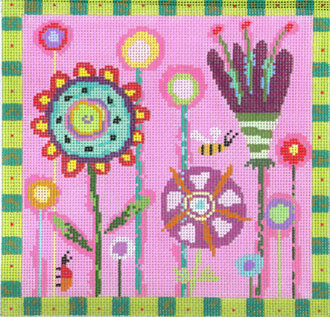 Spring Garden (Handpainted by Birds of a Feather) Spring Garden (Handpainted by Birds of a Feather)