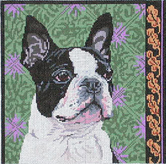 Boston Terrier (Handpainted by Barbara Russell Designs) Boston Terrier (Handpainted by Barbara Russell Designs)