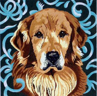 Golden Retriever (Handpainted by Barbara Russell Designs) Golden Retriever (Handpainted by Barbara Russell Designs)