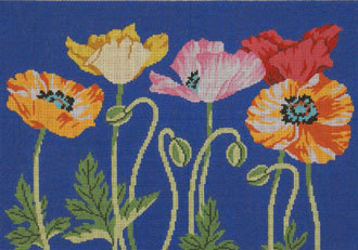 Poppies (Handpainted by Lee's Needleparts) Poppies (Handpainted by Lee's Needleparts)