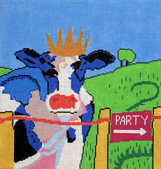 Party Cow (Handpainted by The Point of It All Designs) Party Cow (Handpainted by The Point of It All Designs)