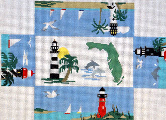 Florida Brick Cover (Handpainted by Kathy Schenkel Designs) Florida Brick Cover (Handpainted by Kathy Schenkel Designs)