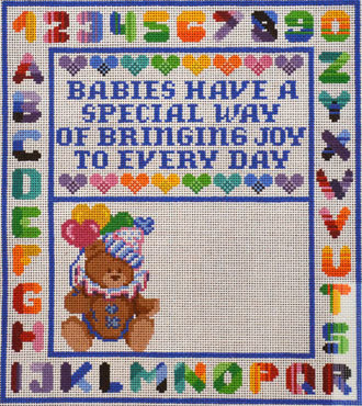 Birth Announcement, Boy (handpainted by Treglown Designs) Birth Announcement, Boy (handpainted by Treglown Designs)