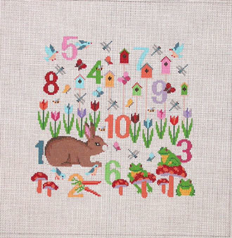 Number Garden (handpainted by Susan Roberts) Number Garden (handpainted by Susan Roberts)
