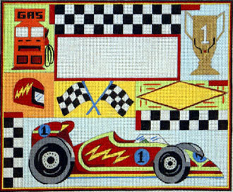 Race Car Birth Announcement (Handpainted by Alice Peterson Company) Race Car Birth Announcement (Handpainted by Alice Peterson Company)