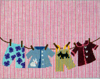 Girl Laundry Birth Announcement (Handpainted by Patti Paints Designs) Girl Laundry Birth Announcement (Handpainted by Patti Paints Designs)