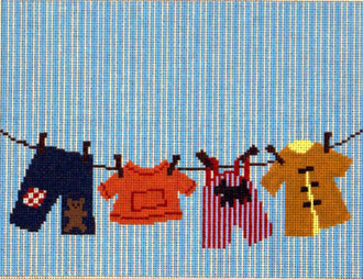 Boy Laundry Birth Announcement (Patty Paints) Boy Laundry Birth Announcement (Patty Paints)