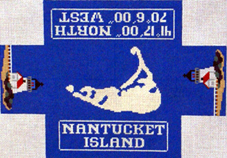 Nantucket Brick Cover (Handpainted by Silver Needle Designs) Nantucket Brick Cover (Handpainted by Silver Needle Designs)