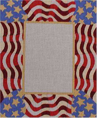 Waving Flag Picture Frame Waving Flag Picture Frame