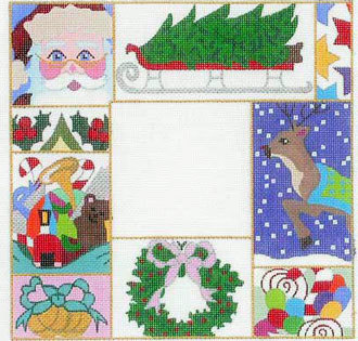 Christmas Patchwork Picture Frame Christmas Patchwork Picture Frame