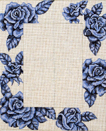 Cabbage Rose Picture Frame (Handpainted by Gayla Elliot Designs) Cabbage Rose Picture Frame (Handpainted by Gayla Elliot Designs)