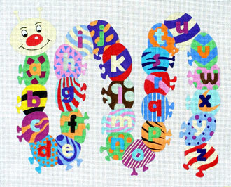 Caterpillar Alphabet (Handpainted by Alice Peterson Company) Caterpillar Alphabet (Handpainted by Alice Peterson Company)