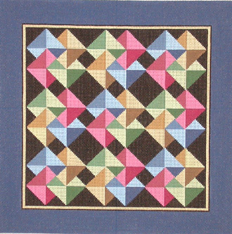 Card Tricks Quilt (hand painted design by Susan Roberts) Card Tricks Quilt (hand painted design by Susan Roberts)