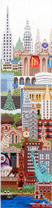 New York Wall Hanging (Handpainted by Trubey Designs) New York Wall Hanging (Handpainted by Trubey Designs)