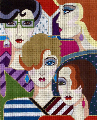 Girls Club (Handpainted by Barbara Russell Designs) Girls Club (Handpainted by Barbara Russell Designs)