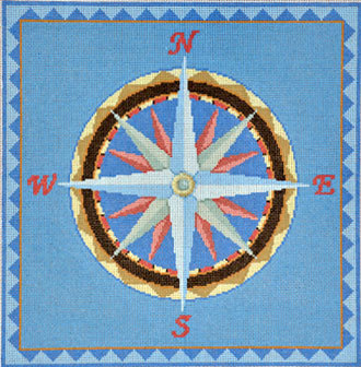 Nautical Compass (handpainted by Susan Roberts) Nautical Compass (handpainted by Susan Roberts)