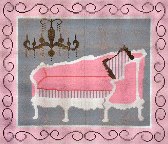 French Chaise Lounge (Handpainted by Shelly Tribbey Designs) French Chaise Lounge (Handpainted by Shelly Tribbey Designs)