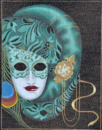 Rosanna Mask (Handpainted by Leigh Designs) Rosanna Mask (Handpainted by Leigh Designs)