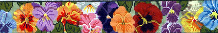 Pansy Belt (Handpainted by Whimsy & Grace Designs) Pansy Belt (Handpainted by Whimsy & Grace Designs)