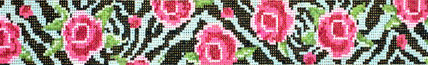 Zebra Rose Belt (Handpainted by Voila!) Zebra Rose Belt (Handpainted by Voila!)