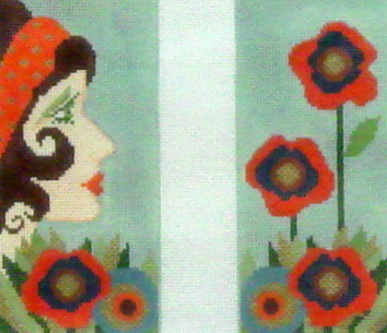 Lucia Eye Glass Case (handpainted by Needle Diva) Lucia Eye Glass Case (handpainted by Needle Diva)