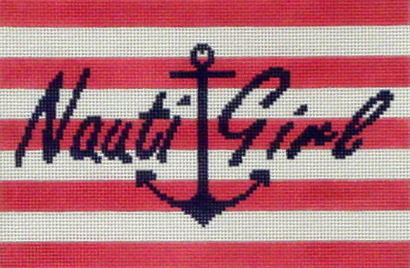 Nauti-Girl (handpainted from CBK needlepoint Collection) Nauti-Girl (handpainted from CBK needlepoint Collection)
