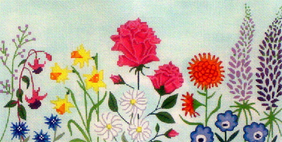 English Garden Panel (Hand Painted by Kirk and Bradley) English Garden Panel (Hand Painted by Kirk and Bradley)