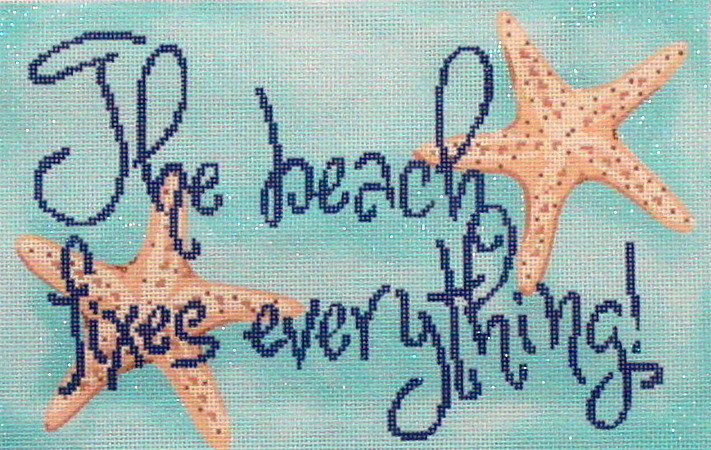 The Beach Fixes Everything (Handpainted by Associated Talents) The Beach Fixes Everything (Handpainted by Associated Talents)