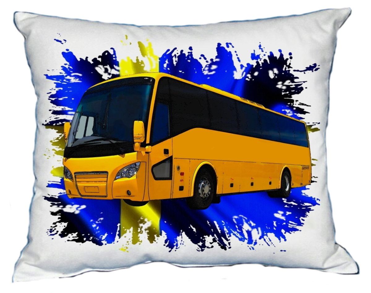 Polštářek Žlutý autobus Polštářek Žlutý autobus