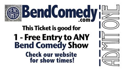 Gift Certificate - Any Bend Comedy Show Gift Certificate - Any Bend Comedy Show