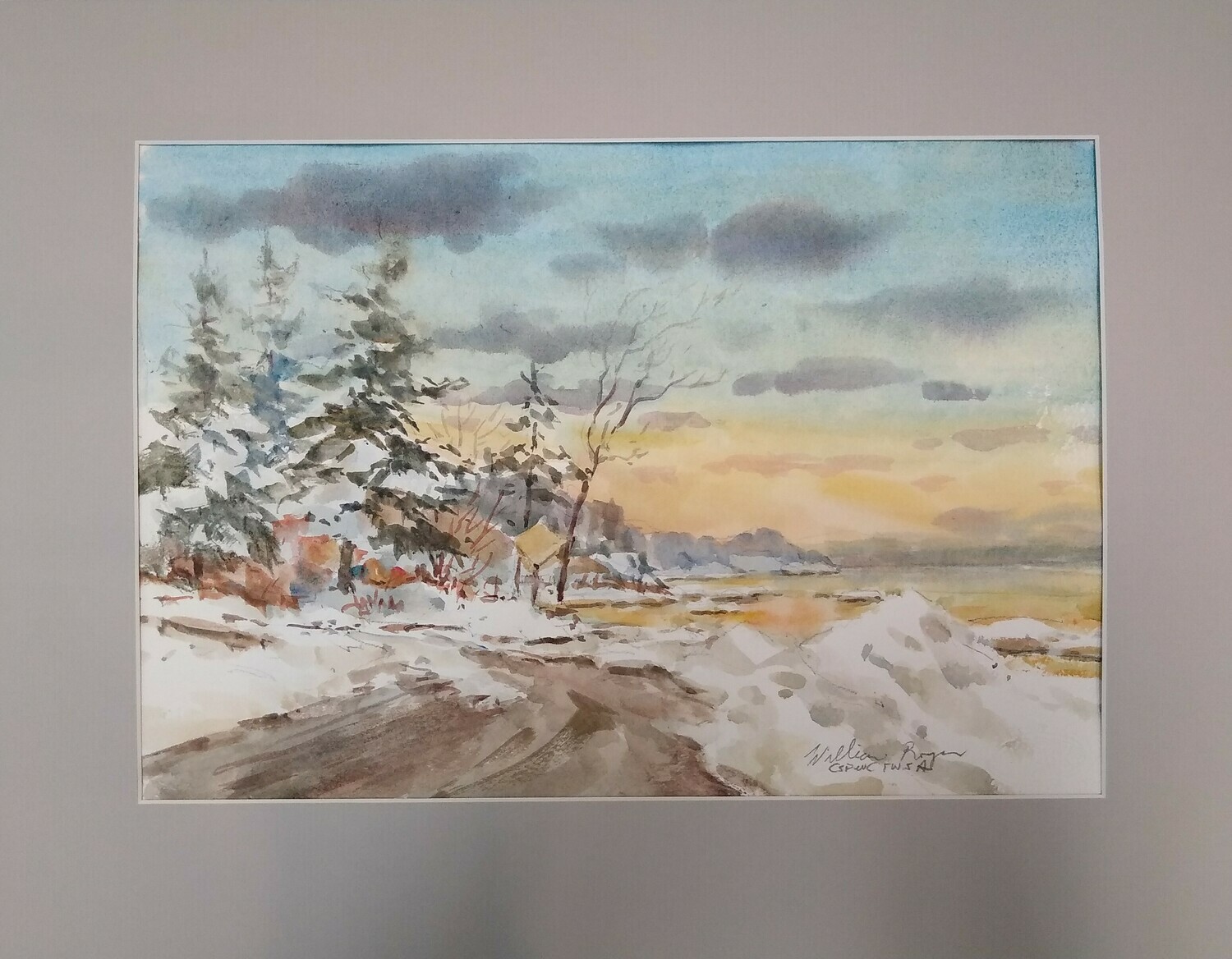 Mahoney's Beach in Winter Mahoney's Beach in Winter
