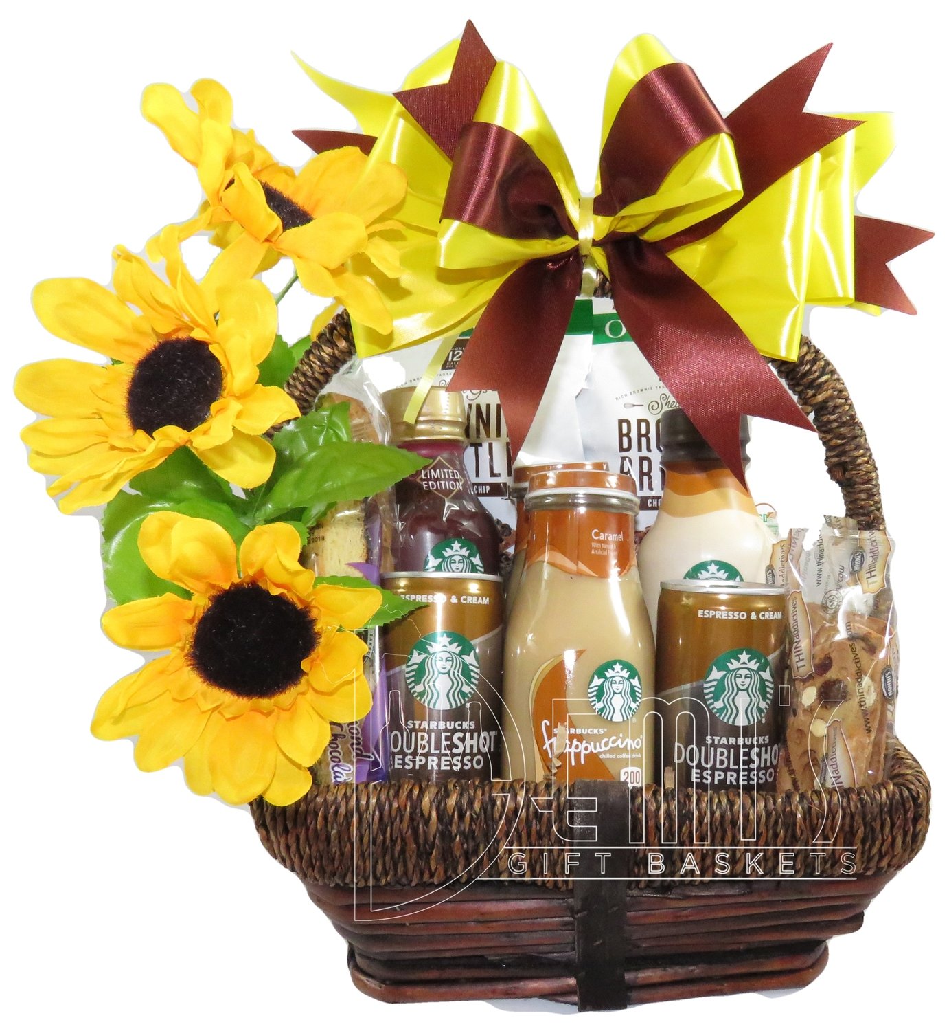 Starbucks Coffee Snack Gift Basket for Two Starbucks Coffee Snack Gift Basket for Two