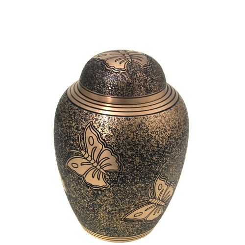 Golden Butterfly Urn Golden Butterfly Urn