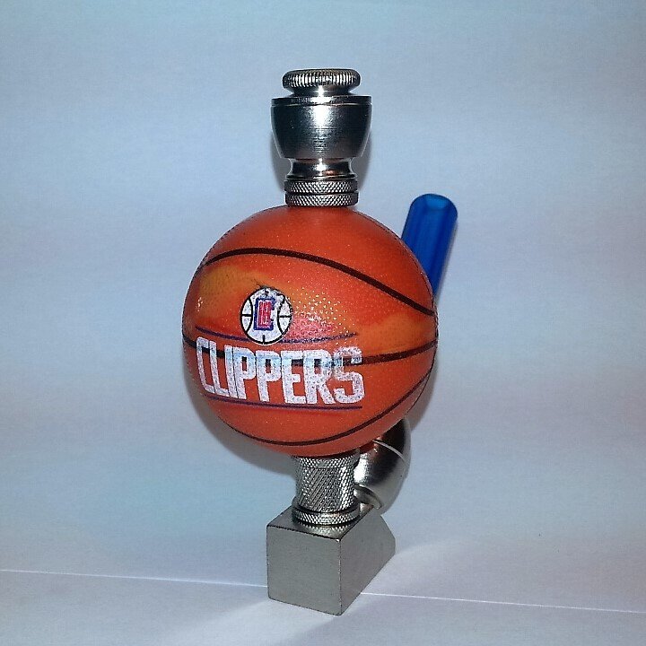 Los Angeles Clippers NBA Basketball Pipe Nickel Finish